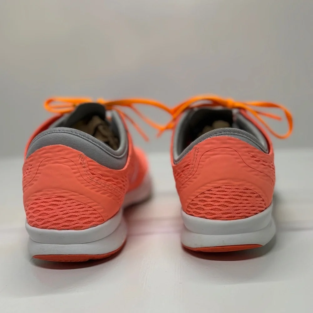 Nike Zoom Fit Agility Women’s Training Shoes Coral Orange Gray Size 6 - Picture 4 of 7